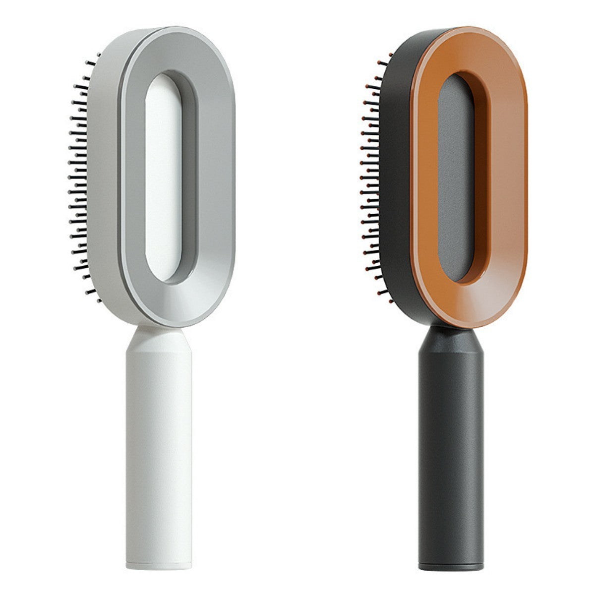 Self Cleaning Hair Brush One-key Cleaning Hair Loss Airbag Massage Scalp Comb Anti-Static Hairbrush