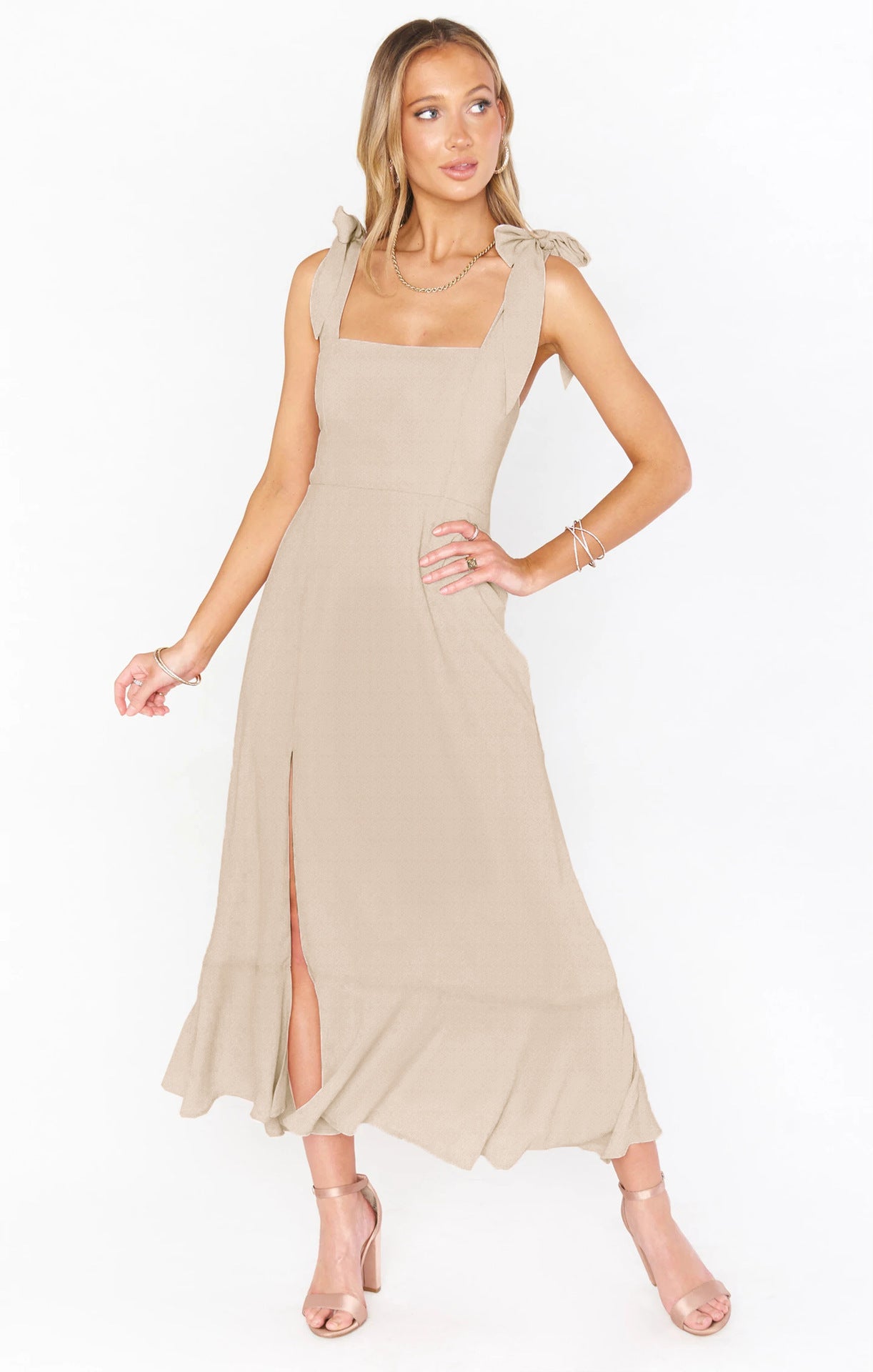 Temperament Split Dress