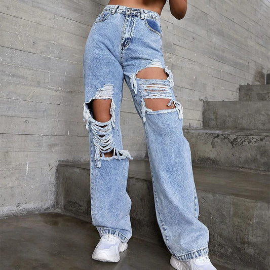 Bright Ripped Jeans