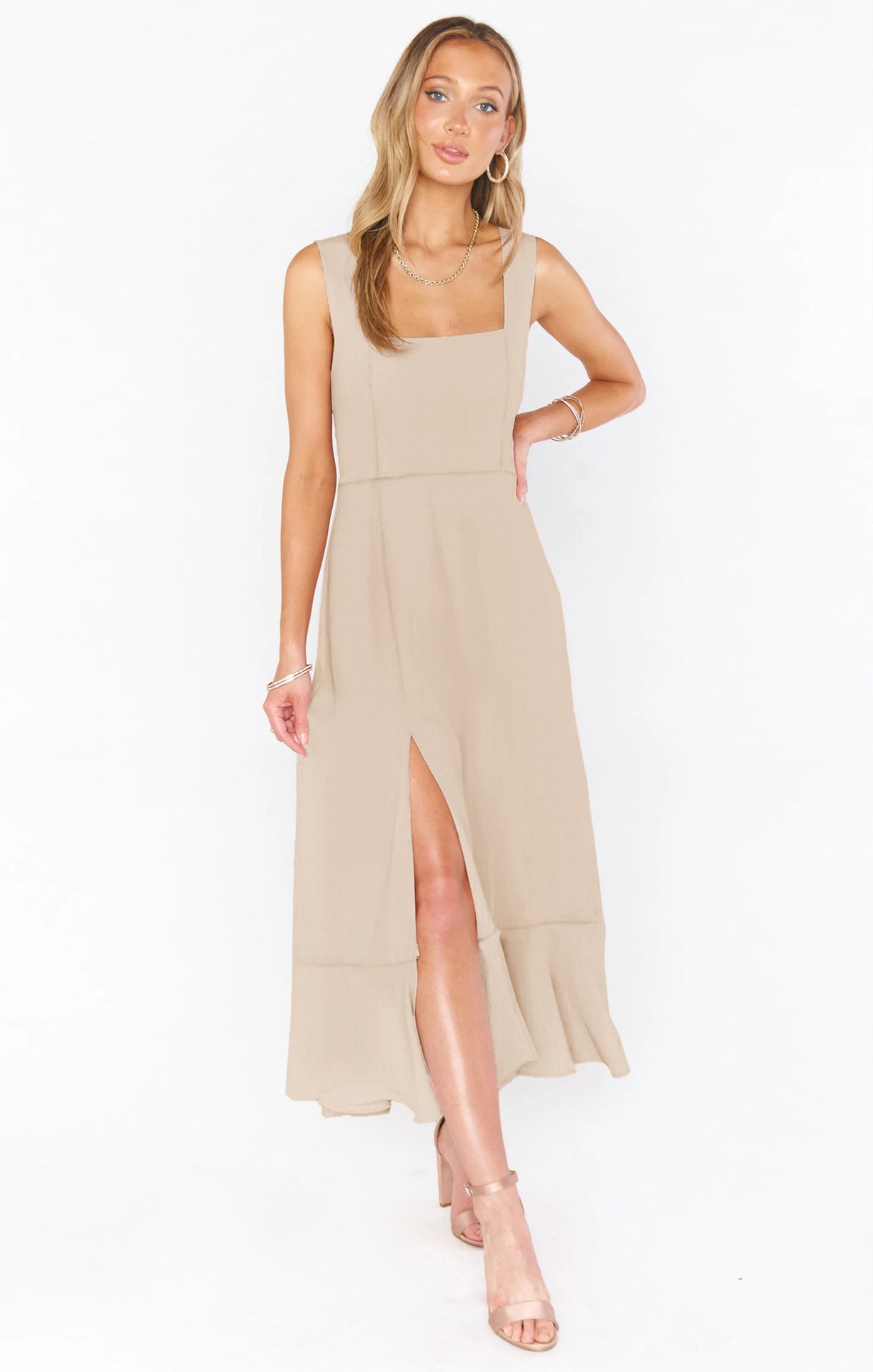 Temperament Split Dress