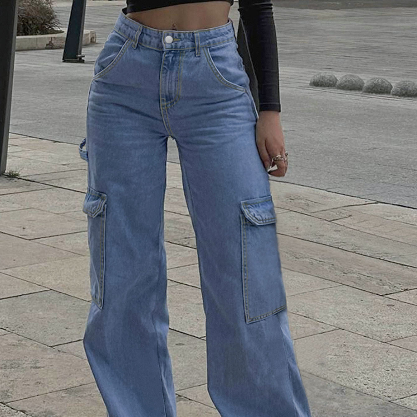 Baggy Straight Jeans