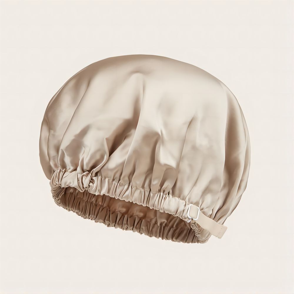 Double Layer Silk Nightcap