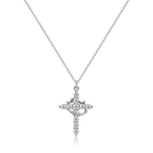 Diamond Crown Rotatable Necklace