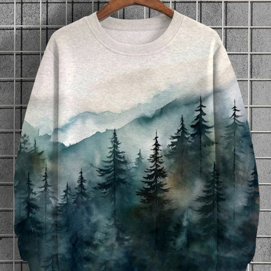 Grey Forest Sweater