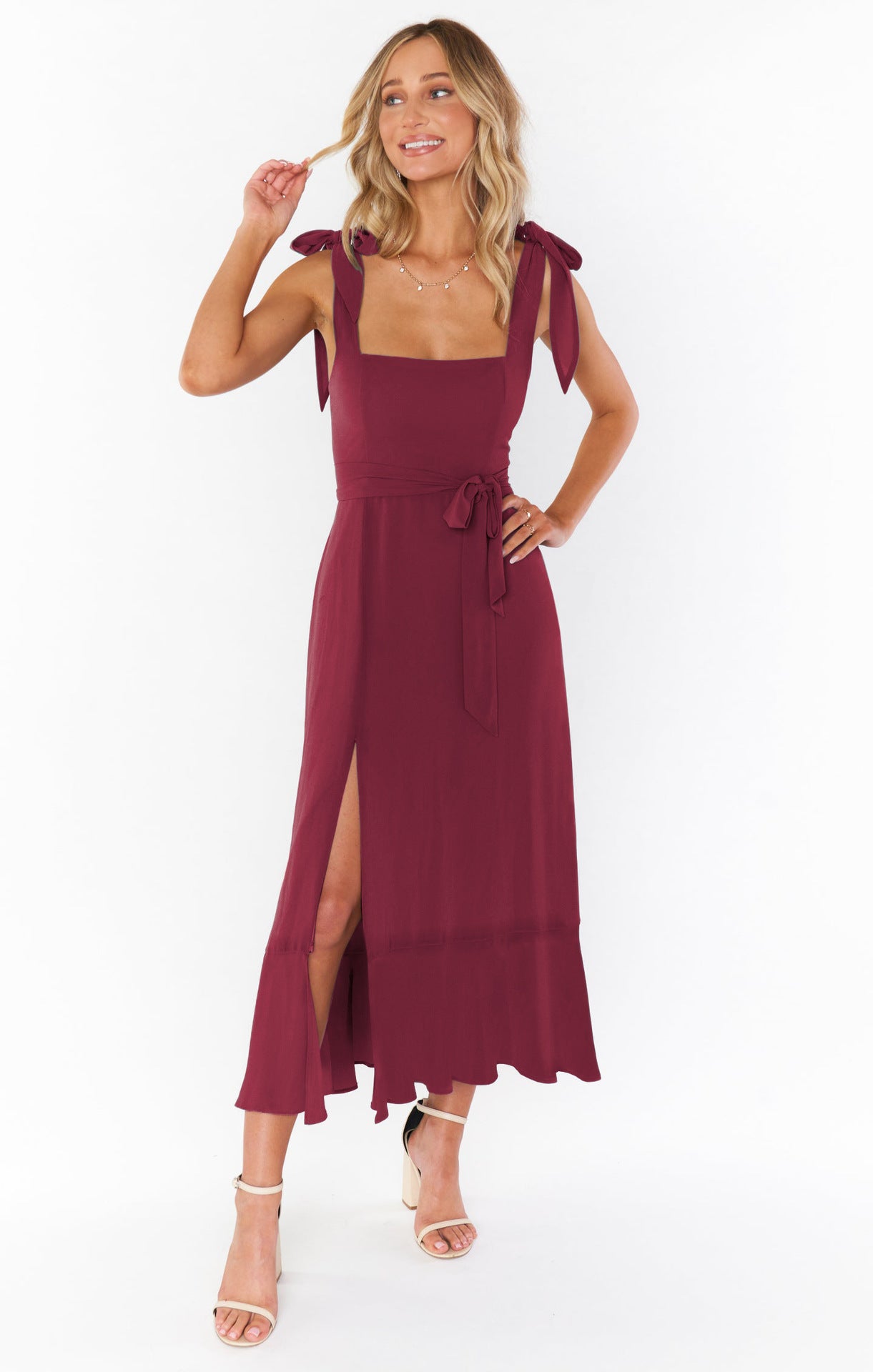 Temperament Split Dress